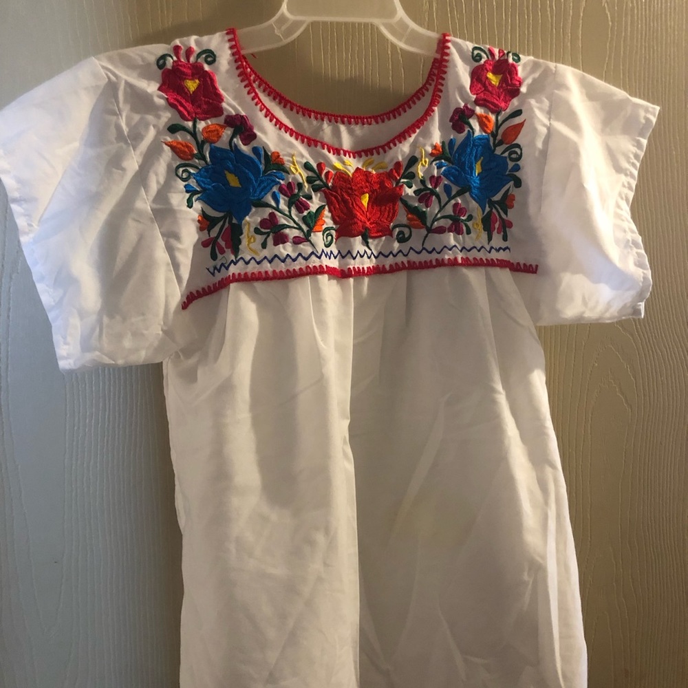 Embroidered Mexican blouse